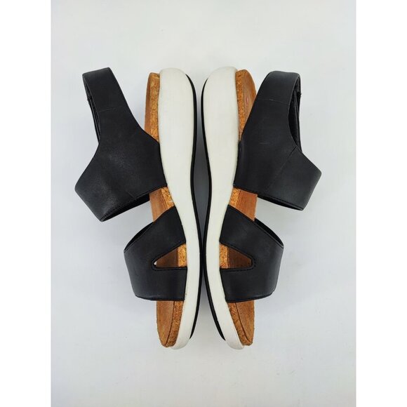 Unstructured By Clarks Women's Un Bali Black Sling Back Sandals Size 7.5M US - Picture 5 of 9